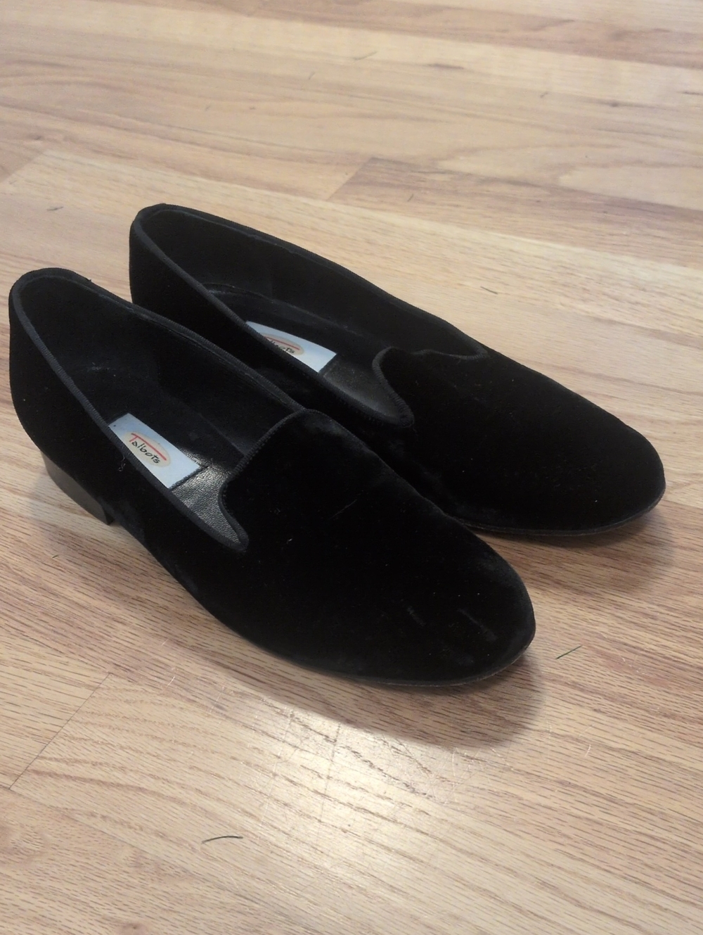 Vintage Talbots Velour Loafers